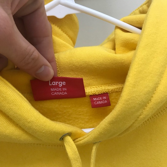 SUPREME yellow apple hoodie - Picture 3 of 5